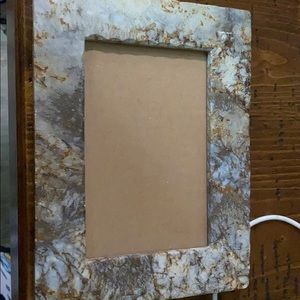Marble picture frame
